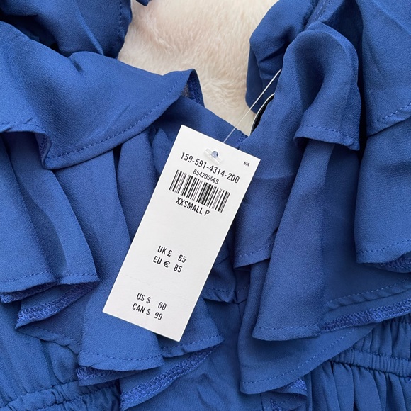 ABERCROMBIE & FITCH Women's Long-Sleeve Ruffle Mini Dress - Picture 5 of 6